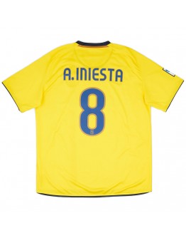 A.INIESTA #8 Barcelona Retro Jersey Away 2008/09