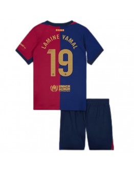 Kids LAMINE YAMAL #19 Barcelona Home Kit 2024/25