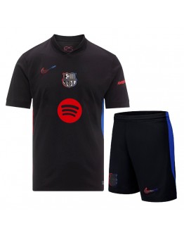 Barcelona Away Spotify Logo Without Text Kit(Jersey+Shorts) 2024/25