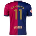 [Super Replica] RAPHINHA #11 Barcelona Home Spotify Logo Without Text Jersey 2024/25