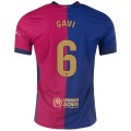 GAVI #6 Barcelona Home Spotify Logo Without Text Match Jersey 2024/25