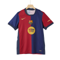 [Super Replica] Barcelona Home Spotify Logo Without Text Jersey 2024/25