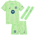 Kids Barcelona Third Spotify Logo Without Text Full Kit(Jersey+Shorts+Socks) 2024/25