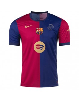 [Super Replica] Barcelona 125th Anniversary Spotify Logo Without Text Home Jersey 2024/25