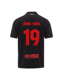 LAMINE YAMAL #19 Barcelona Away Spotify Logo Without Text Jersey 2024/25 - UCL Font