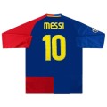 Barcelona Messi #10 UCL Final Retro Long Sleeve Home 2008/09