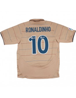 Ronaldinho #10 Retro Barcelona Away Jersey 2003/05