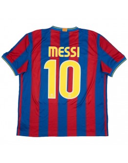 Messi #10 Barcelona Home Retro Jersey 2009/10