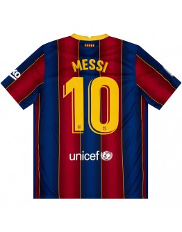 Messi #10 Retro Barcelona Home Jersey 2020/21