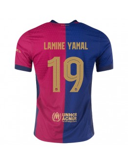 LAMINE YAMAL #19 Barcelona Home Jersey Player Version 2024/25 - UCL Font