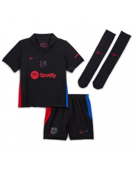 Kids Barcelona Away Full Kit(Jersey+Shorts+Socks) 2024/25