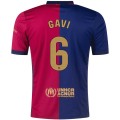 [Super Replica] GAVI #6 Barcelona Home Spotify Logo Without Text Jersey 2024/25