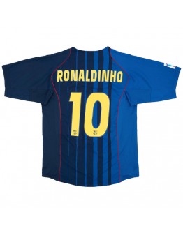 Ronaldinho #10 Retro Barcelona Away Jersey 2004/05