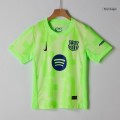 Kids Barcelona Third Spotify Logo Without Text Jersey Kit 2024/25