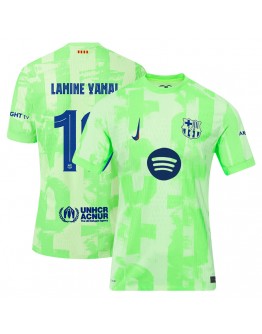 LAMINE YAMAL #19 Barcelona Third Spotify Logo Without Text Match Jersey 2024/25 - UCL Font