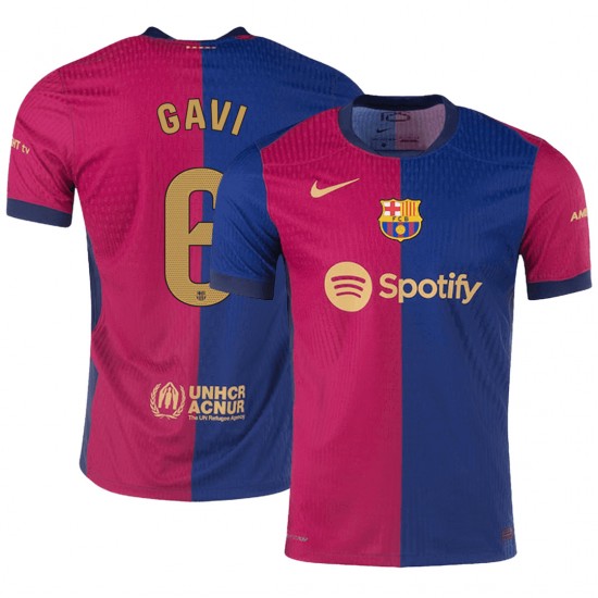 GAVI #6 Barcelona Home Match Jersey 2024/25