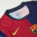 [Super Replica] Barcelona Home Spotify Logo Without Text Jersey 2024/25