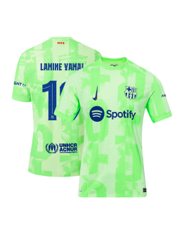 LAMINE YAMAL #19 Barcelona Third Jersey 2024/25 - UCL Font