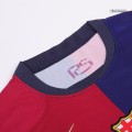 [Super Replica] GAVI #6 Barcelona Home Spotify Logo Without Text Jersey 2024/25