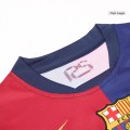 Kids LAMINE YAMAL #19 Barcelona Home Spotify Logo Without Text Jersey Kit 2024/25