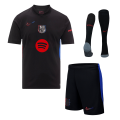 Barcelona Away Spotify Logo Without Text Full Kit(Jersey+Shorts+Socks) 2024/25