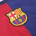 Kids LAMINE YAMAL #19 Barcelona Home Spotify Logo Without Text Jersey Kit 2024/25