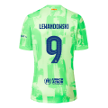 LEWANDOWSKI #9 Barcelona Third Jersey 2024/25 - UCL Font