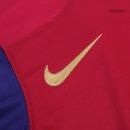 [Super Replica] GAVI #6 Barcelona Home Spotify Logo Without Text Jersey 2024/25