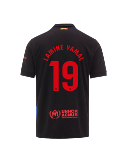 LAMINE YAMAL #19 Barcelona Away Spotify Logo Without Text Jersey 2024/25