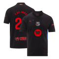 F.DE JONG #21 Barcelona Away Spotify Logo Without Text Jersey 2024/25