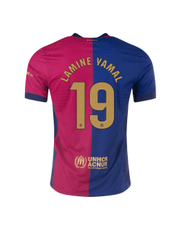 LAMINE YAMAL #19 Barcelona Home Jersey Player Version 2024/25