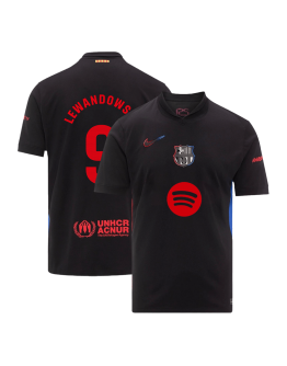 LEWANDOWSKI #9 Barcelona Away Spotify Logo Without Text Jersey 2024/25