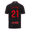 F.DE JONG #21 Barcelona Away Spotify Logo Without Text Jersey 2024/25