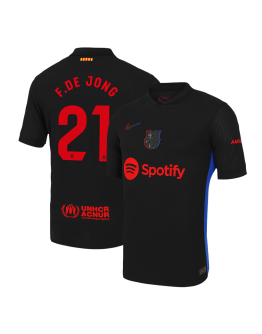 F.DE JONG #21 Barcelona Away Match Jersey 2024/25