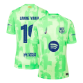 LAMINE YAMAL #19 Barcelona Spotify Logo Without Text Third Jersey 2024/25 - UCL Font