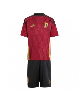 Kids Belgium Home Jersey Kit Euro 2024