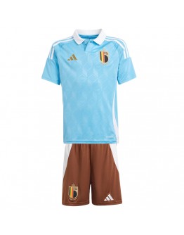 Kids Belgium Away Jersey Kit Euro 2024