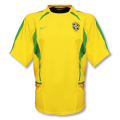 Brazil Ronaldinho #11 Retro Jersey Home World Cup 2002