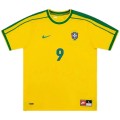 Brazil Ronaldo #9 Retro Jersey Home World Cup 1998