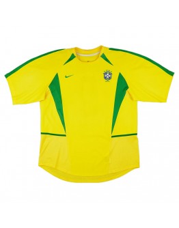 Brazil Retro Jersey Home World Cup 2002