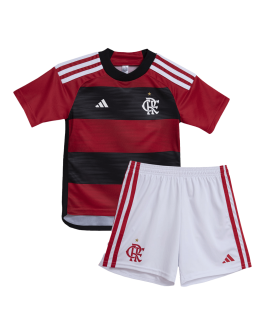 Kids CR Flamengo Home Jersey Kit 2023/24