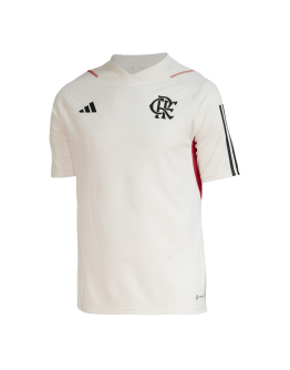 CR Flamengo Pre-Match Jersey White Replica 2023/24