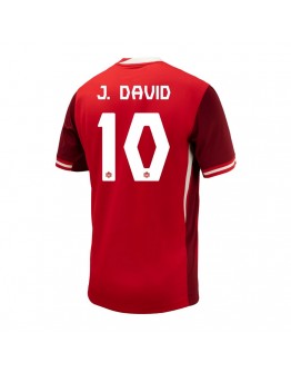 J. DAVID #10 Canada Home Jersey Copa America 2024