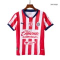 Kids Chivas Home Kit(Jersey+Shorts) 2024/25