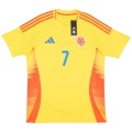 L.D&Iacute;AZ #7 Colombia Home Jersey Copa America 2024