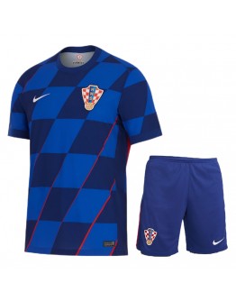 Men's Croatia Away Kit(Jersey+Shorts) Euro 2024