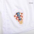 Croatia Home Soccer Shorts Euro 2024