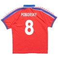 Poborsky #8 Czech Republic Home Jersey 1996/98