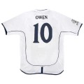 Owen #10 Retro England Home Jersey World Cup 2002