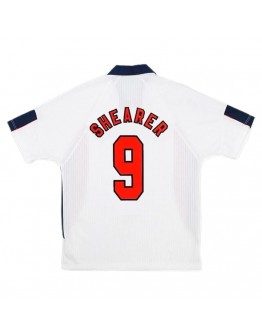 Shearer #9 Retro England Home Jersey World Cup 1998